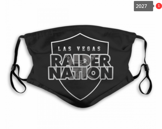 NFL Oakland Raiders #31 Dust mask with filter->nfl dust mask->Sports Accessory
